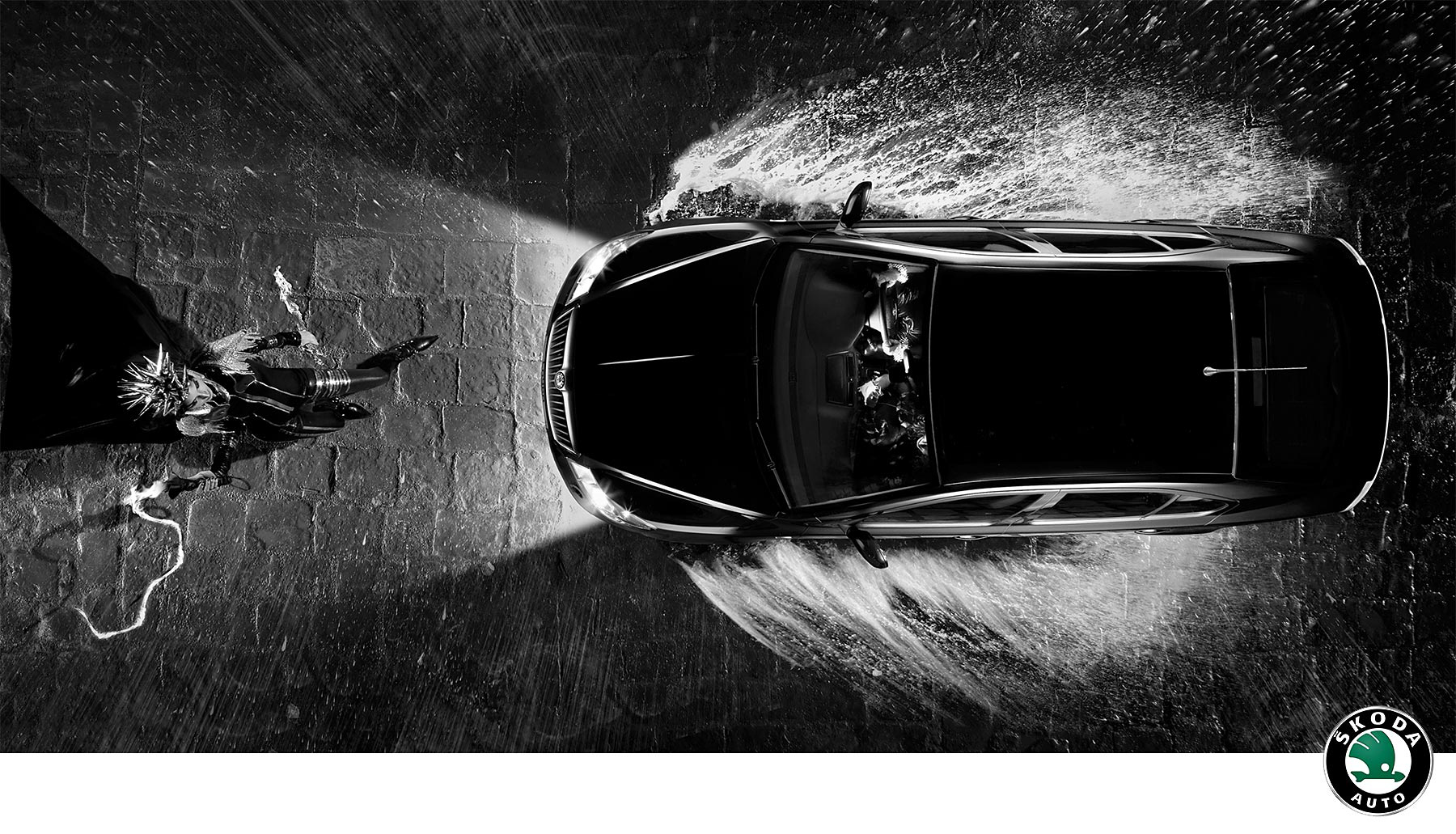 Best Commercial Photographer in India Vikram Bawa, Photography car campaign for Skoda Laura, Model, Car Photographer, Concept, Commercial Photographer, B&W Spider Awards, Best Advertising Photographers Worldwide by Lürzer