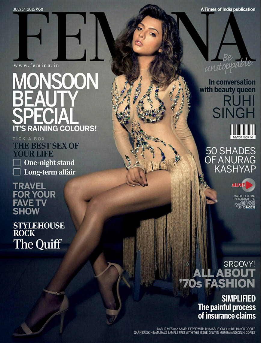 Best Fashion Photographer in India Vikram Bawa, Ruhi Singh  for Femina, Editorial Photography, Best Published Photographer, Model, Fashion Photogrphy, Beuty, Falguni and Shane Peacock, Commissioned work, Best Beauty Photographer Vikram Bawa in Mumbai, India
